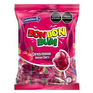 BOM BOM BUM BOLSA X 24 UNDS (CEREZA) x456g