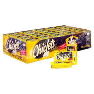 CHICLETS MENTA X 100 UNDS X 280 GRS