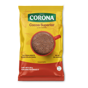 CHOCOLATE CORONA COCOA EN POLVO X 230GR