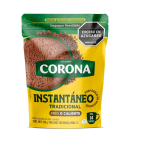 CHOCOLATE CORONA INSTANTANEO X 200GR