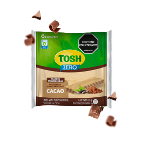 GALLETA TOSH WAFER MULTICEREAL CACAO X 180 GR