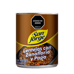 LENTEJAS CON ZANAHORIA Y PAPA SAN JORGE X 300 GR