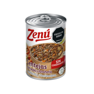 LENTEJAS ZENU EN LATA X 310 GR