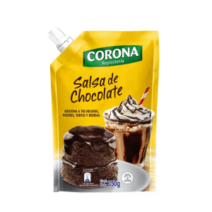 SALSA DE CHOCOLATE CORONA X 350 GR