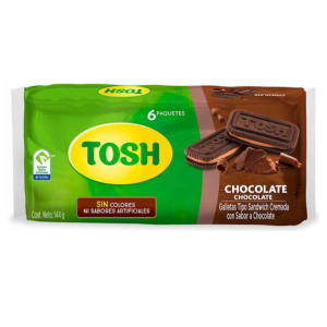TOSH CREMADAS CHOCOLATE X 144 GRS