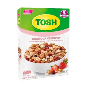 TOSH GRANOLA CRUNCHY FRESA X 300 GRS